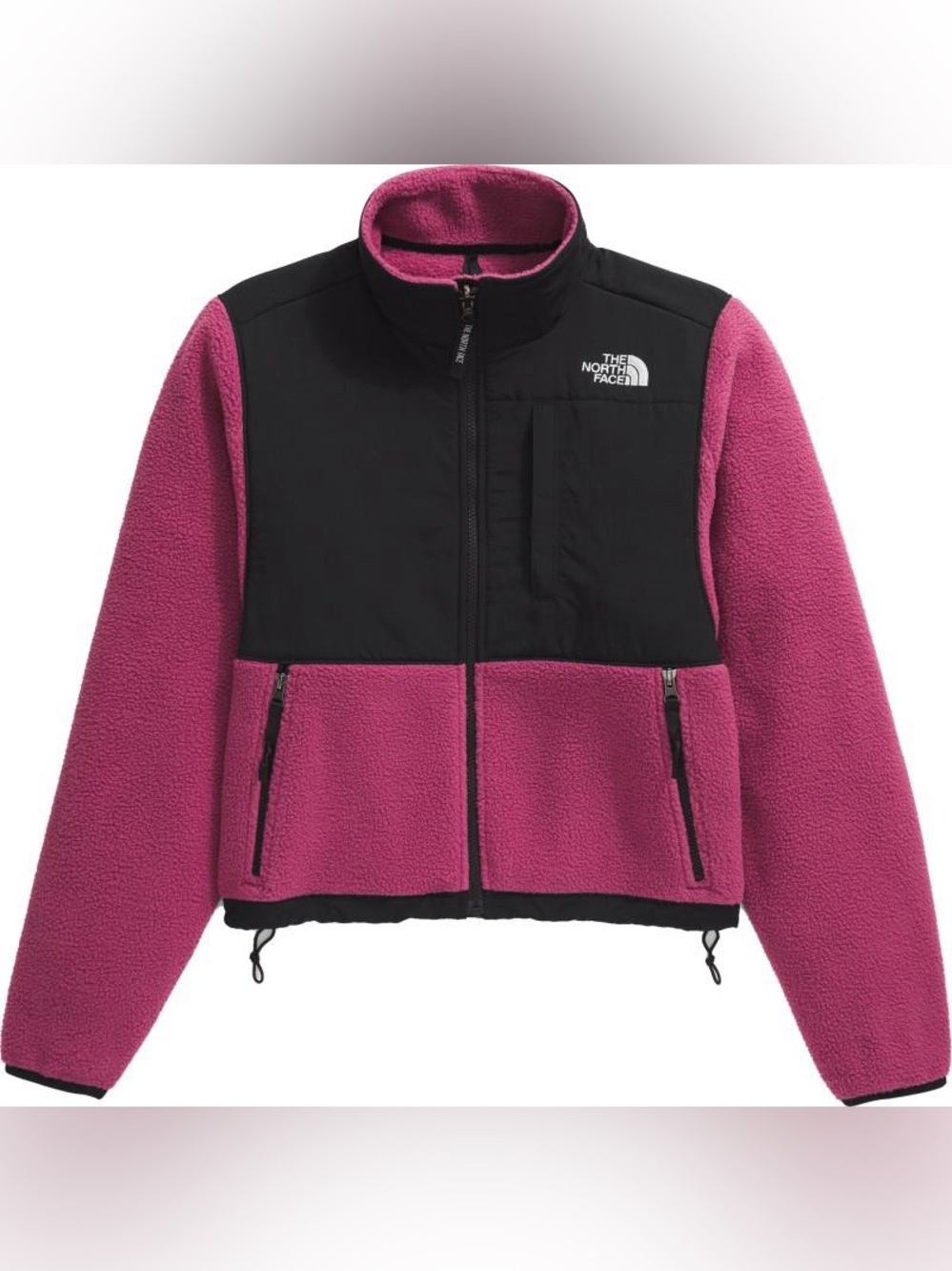The North Face Pink and Black Retro Denali Fleece Zip Jacket — New without tags - Picture 2 of 2